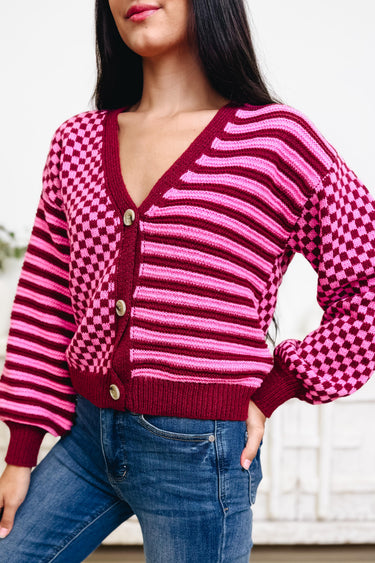 On Your Marks Dual Cardigan - 2 Colors!
