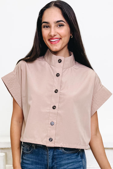 Cool Girl Button Down Top - 4 Colors!