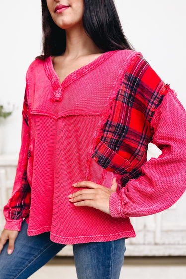 Plaid You Could Make It Top