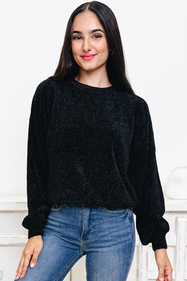 A Little Comfort Chenille Sweater - 4 Colors!