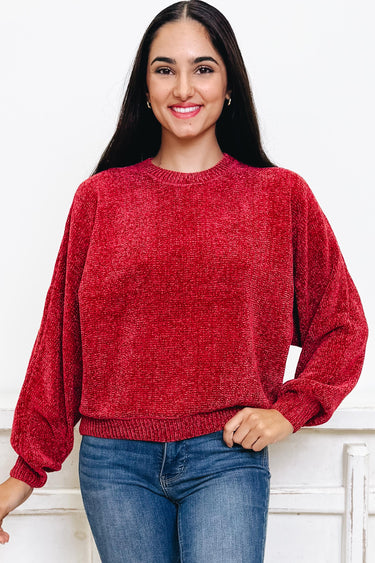 A Little Comfort Chenille Sweater - 4 Colors!