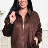 Studded & Charm Suede Jacket