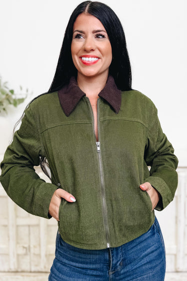 Autumn Attitude Corduroy Jacket - 2 Colors!