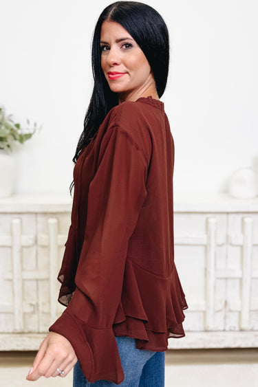 Top Tier Ruffle Top - 2 Colors!