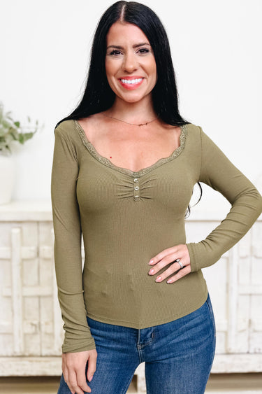 Lace To Embrace Top - 6 Colors!