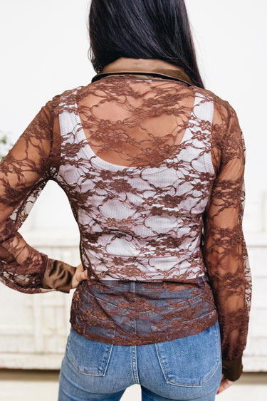 The Best Lace Button Down Top - 3 Colors!