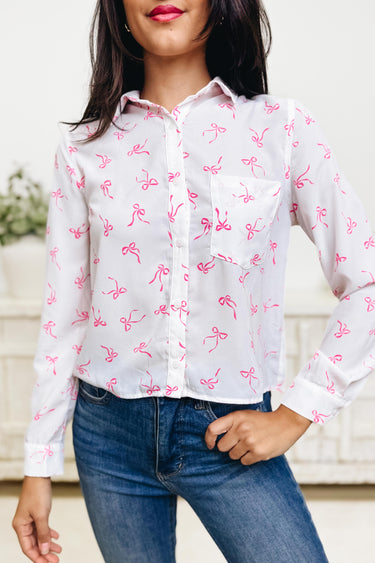 Fiddle & A Bow Button Down Top - 2 Colors!