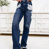 Sweet Embrace By Risen - Wide Leg Lace Jeans