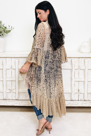 Retro Revelation Cardigan - Leopard Rose
