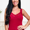 Fallen For Lace Tank Top - 7 Colors!