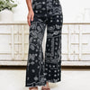 Paisley's Wide Leg Pants - Black