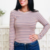Around The Clock Stripe Top - 2 Colors!