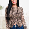 Prowlin Around Button Down Top