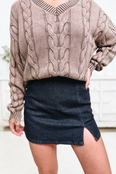 Here For You Denim Skort - 2 Colors!