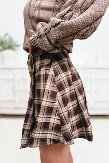 The Twirl & Tell Skort - Mocha