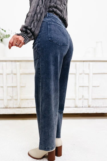 Sweet Around the Edges Corduroy Pants - Classic Blue