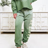 Be Happy Tie Dye Sweatpants - Green
