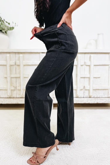 Sweet Around the Edges Twill Pants - 2 Colors!