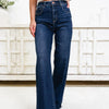 The Finer Things By Risen - Wide Leg Jeans - Dark