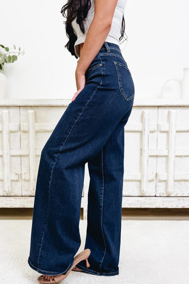 The Finer Things By Risen - Wide Leg Jeans - Dark