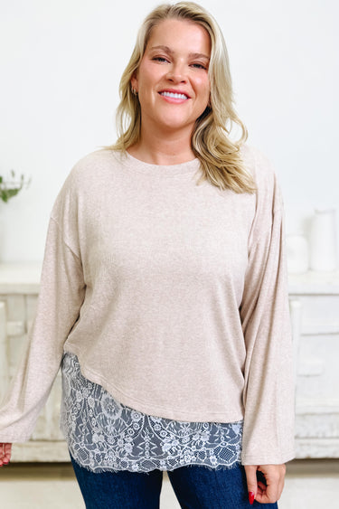In My Mind Lace Top - 2 Colors!