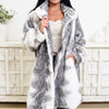 Coming Up Faux Fur Lapel Coat