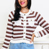 Just In Time Stripe Cardigan