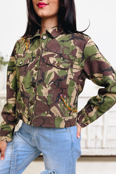 Don't Hide Your Shine Camo Jacket