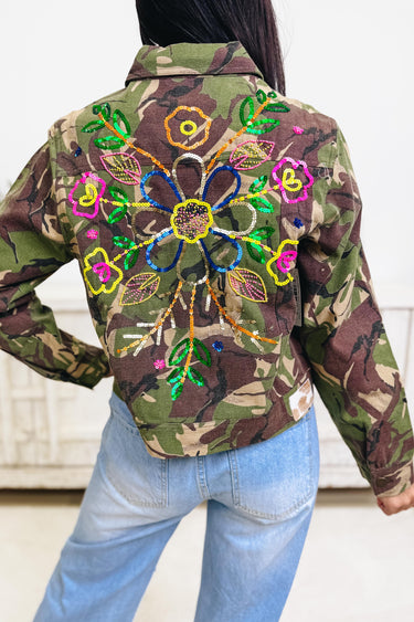 Don't Hide Your Shine Camo Jacket