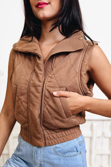 Turning Heads Quilted Vest - 3 Colors!