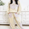 Patch Me In Pants - Almond Multi