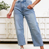 Show Stopper Barrel Jeans - Blue Denim