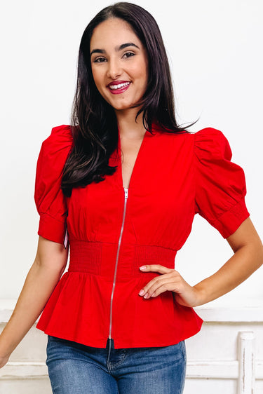 In A Jiffy Zip Up Top - 3 Colors!