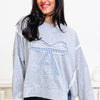 Giving Heart Bow Stripe Sweatshirt