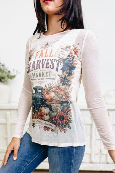 Fallin’ for the Season Mesh Top