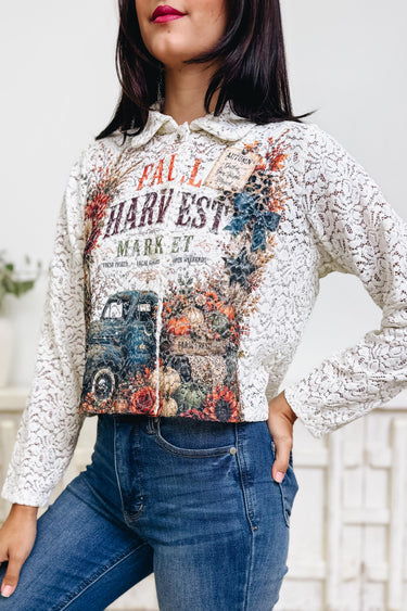 Fallin’ for the Season Sequin & Lace Jacket