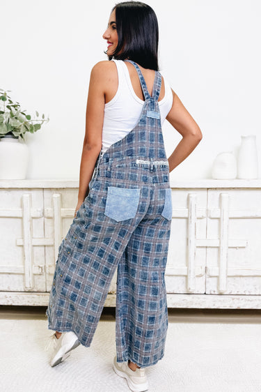 For The Farmer Plaid Overalls