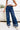 Always On Time Cuffed Wide Leg Jeans - Denim