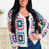 All Square Crochet Cardigan