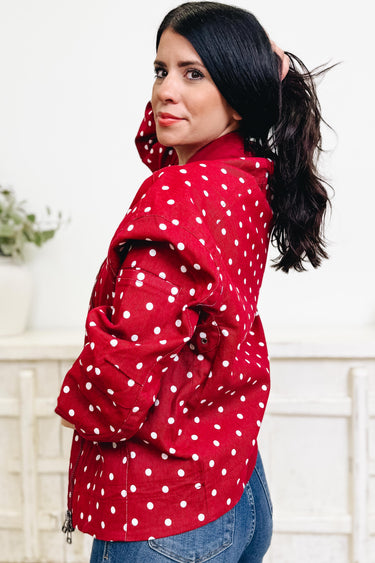 Falling Into Place Polka Dot Jacket - 2 Colors!