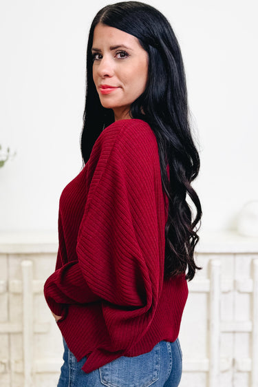 A Fall Moment Ribbed Top