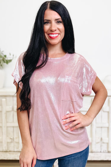 See Me Shimmer Top - 3 Colors!