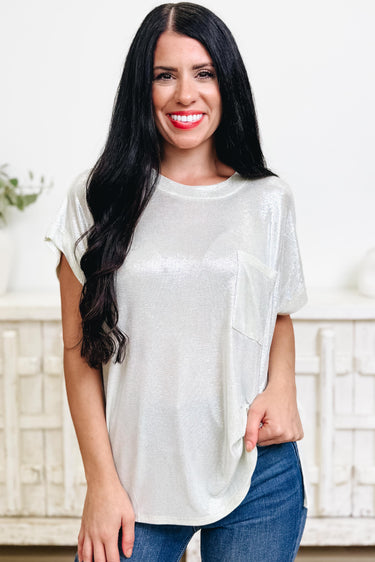See Me Shimmer Top - 3 Colors!