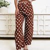 My Polka Dot Spot Straight Leg Jeans - Brown White