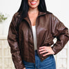 A Simple Dream Faux Leather Jacket