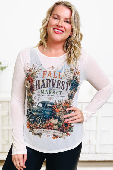 Fallin’ for the Season Mesh Top