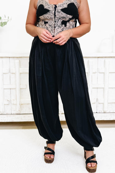 Range Finder Wide Leg Pants - Black