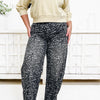 Jump Start Leopard Pants - Grey Leopard