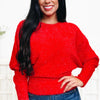 Hot For The Holidays Shimmer Sweater