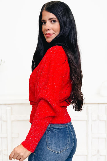 Hot For The Holidays Shimmer Sweater
